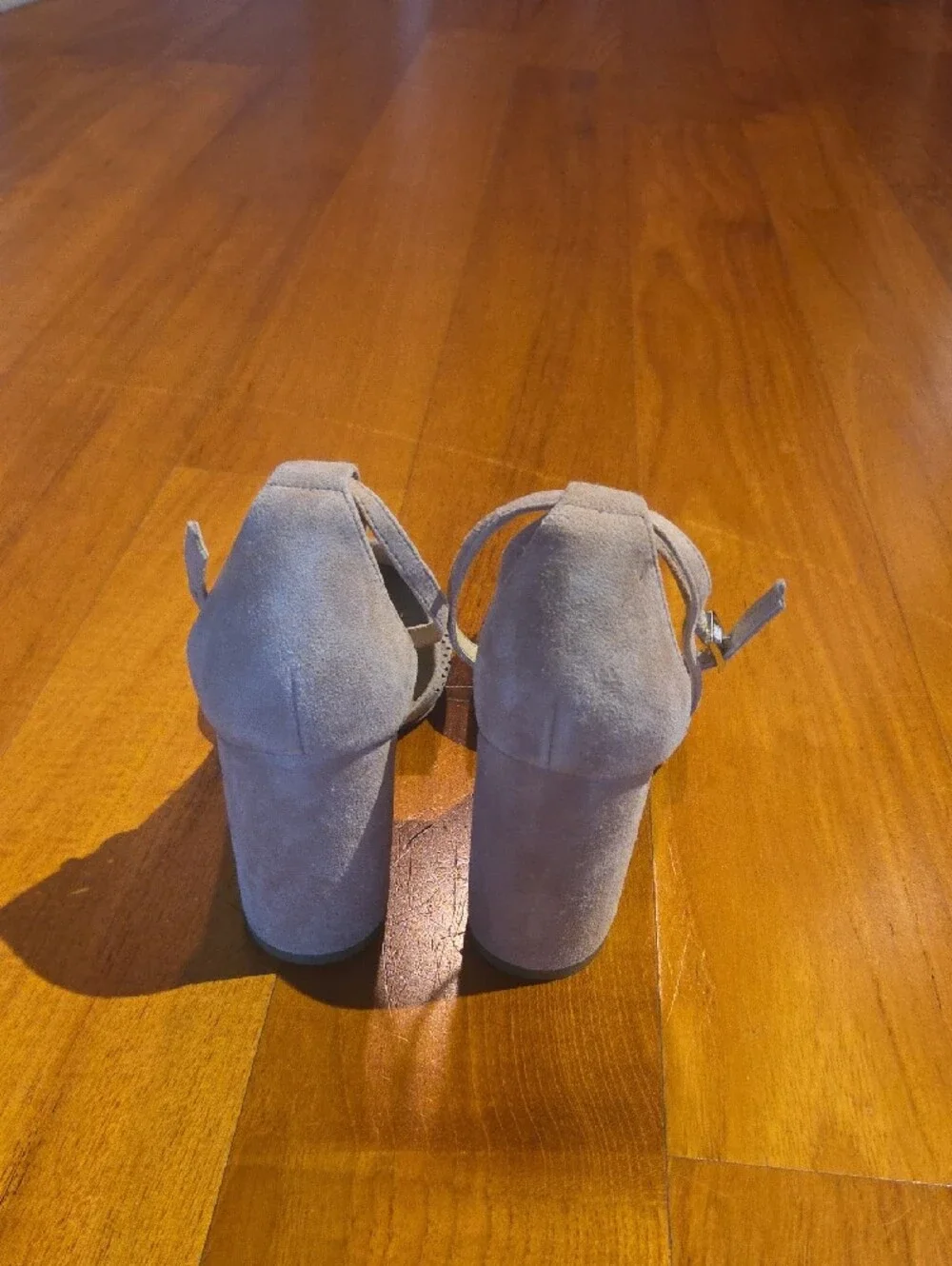 Franco Sarto Pointed Ankle-Tie Pumps in Taupe